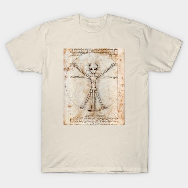 Vitruvian alien T-Shirt by circlestances